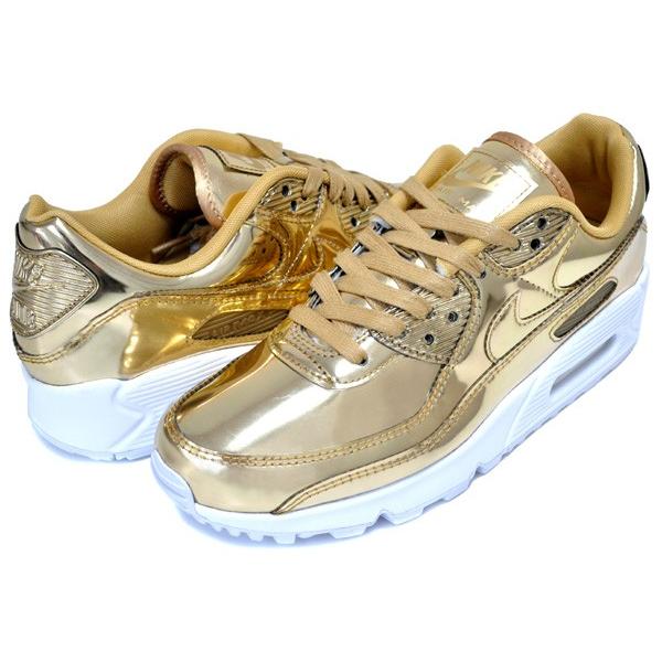 NIKE（ナイキ） NIKE WMNS AIR MAX 90 SP METALLIC PACK metallic gold
