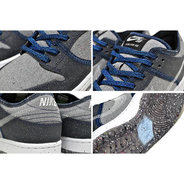 NIKE SB DUNK LOW PRO E CRATER dark grey/white-dark grey ct2224-001 ナイキ SB ダンク ロー プロ クレーター スニーカー グレー サステナブル Zoom Air｜limited-edition｜04