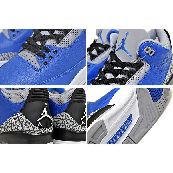 Jordan NIKE AIR JORDAN 3 RETRO BLUE CEMENT varsity royal/varsity