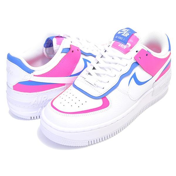 NIKE（ナイキ） NIKE WMNS AF1 SHADOW white/white-wht-hyper pink