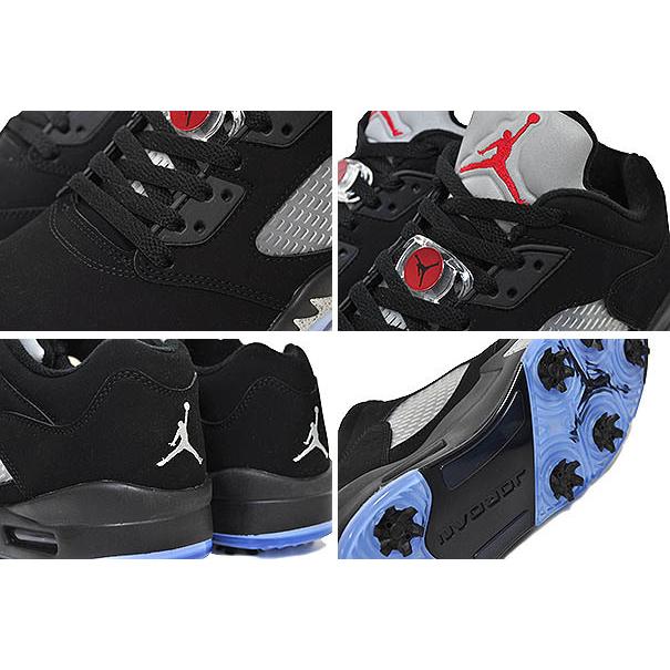 ナイキ エアジョーダン 5 ロー ゴルフ \"ブラック メタリック\" エア ジョーダン 5 ナイキ ロー ゴルフ NIKE JORDAN LOW GOLF BLACK