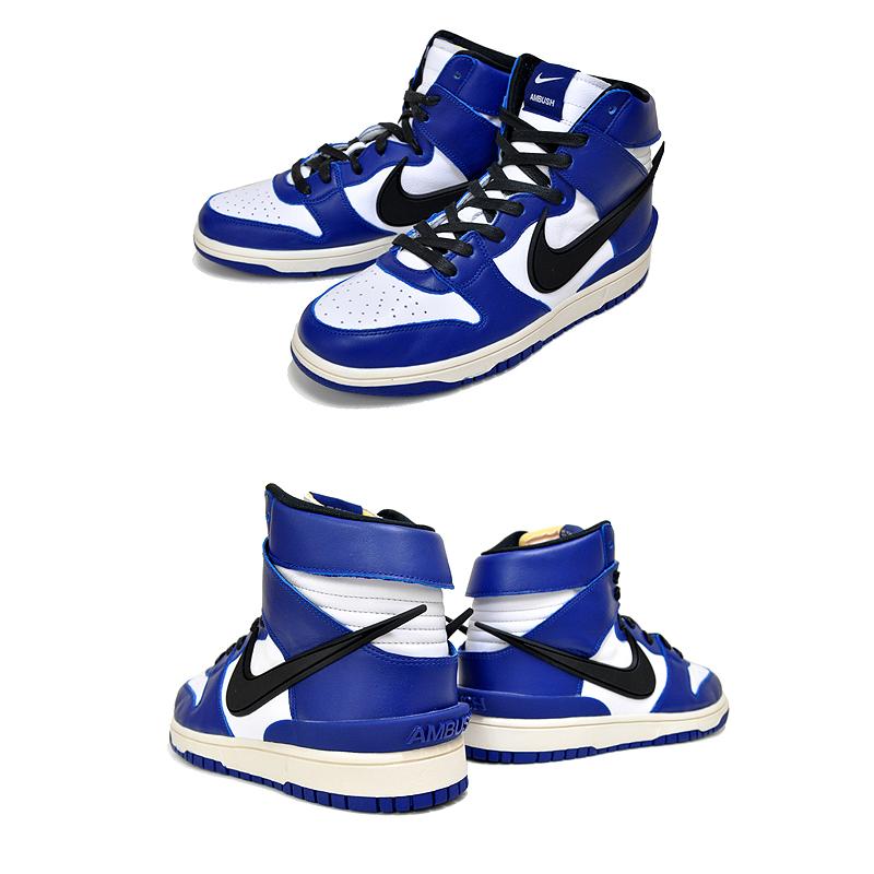 NIKE（ナイキ） NIKE DUNK HI / AMBUSH deep royal/black-white cu7544