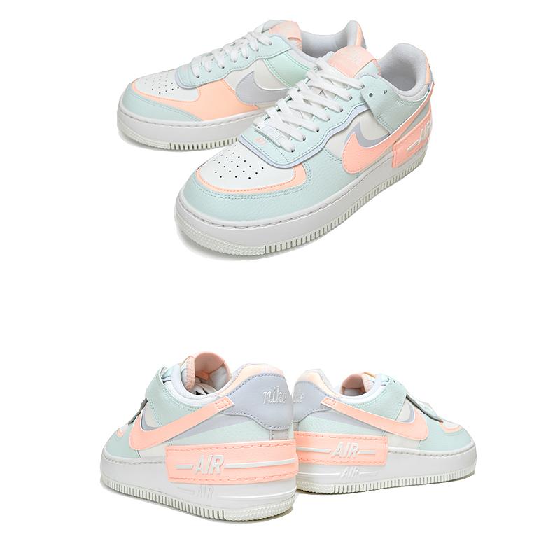 NIKE（ナイキ） NIKE WMNS AF1 SHADOW sail/barely green-crimson tint 