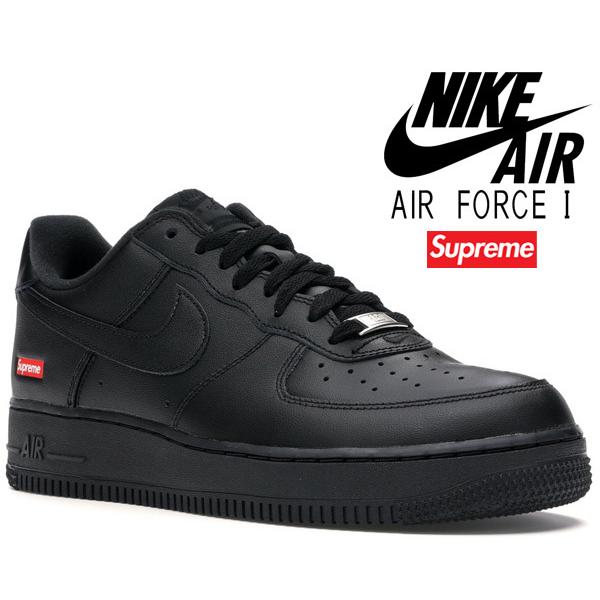 NIKE AIR FORCE 1 LOW / SUPREME black/black cu9225-001 ナイキ
