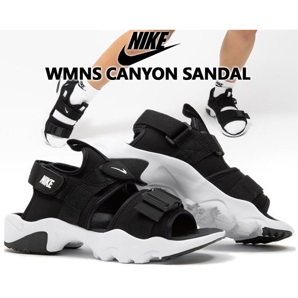 【新品】 ナイキ キャニオン メンズ サンダル ブラック ホワイト 25cm NIKE（ナイキ） NIKE WMNS CANYON SANDAL black/white-black cv5515