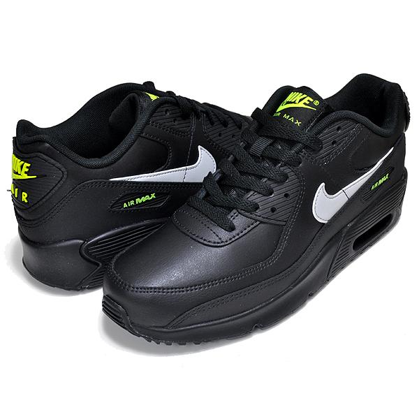 NIKE AIR MAX 90 GS black/lt smoke grey-volt cv9608-001 NIKE AIR MAX 90 GS black/lt smoke grey-volt cv9608-001