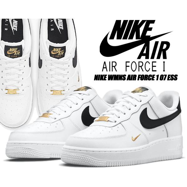 NIKE（ナイキ） NIKE WMNS AIR FORCE 1 07 ESS white/black-wht-blk