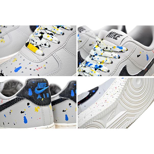 NIKE（ナイキ） NIKE AIR FORCE 1 07 LV8 PAINT SPLATTER light bone