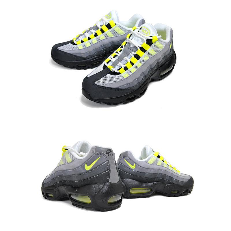 エア マックス 95 NIKE AIR MAX OG (GS) black/neon yellow-lt