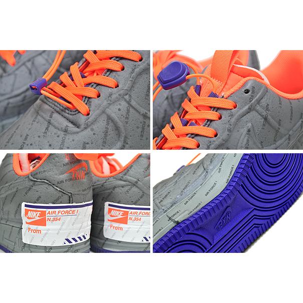NIKE（ナイキ） NIKE AIR FORCE 1 EXPERIMENTAL lt smoke grey/court purple ...