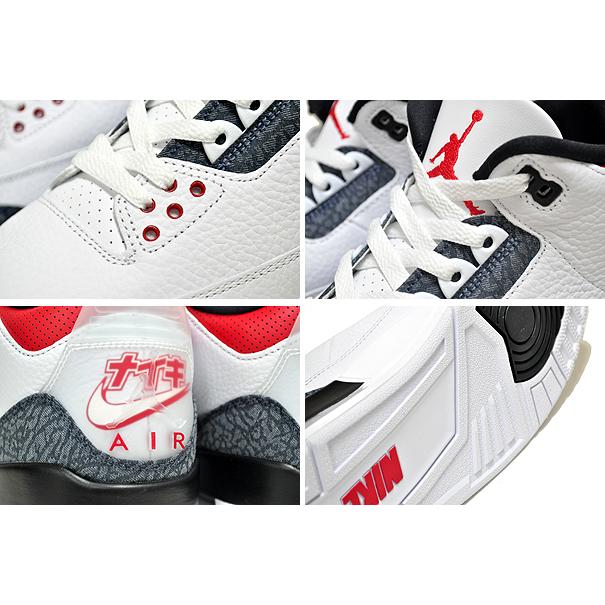 Jordan NIKE AIR JORDAN 3 RETRO SE-T CO.JP white/fire red-black
