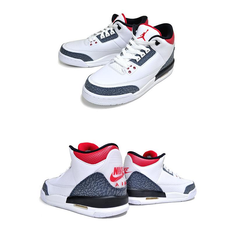 Jordan NIKE AIR JORDAN 3 RETRO SE (GS) white/fire red-black cz6634