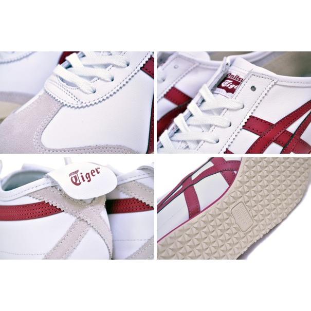 Onitsuka Tiger MEXICO 66 WHITE/BURGUNDY d4j2l-0125 オニツカタイガー メキシコ 66 スニーカー ホワイト バーガンディ メンズ レディース｜limited-edition｜04