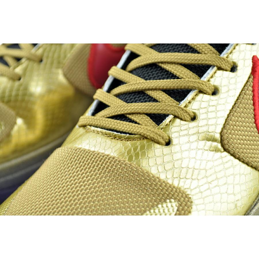 NIKE KOBE V PROTRO UNDEFEATED Hall Of Fame metallic gold