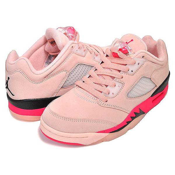 NIKE WMNS AIR JORDAN 5 RETRO LOW GIRLS THAT HOOP arctic orange/siren red-black da8016-806 ナイキ ウィメンズ エアジョーダン 5 レトロ ロー ピンク｜limited-edition｜02