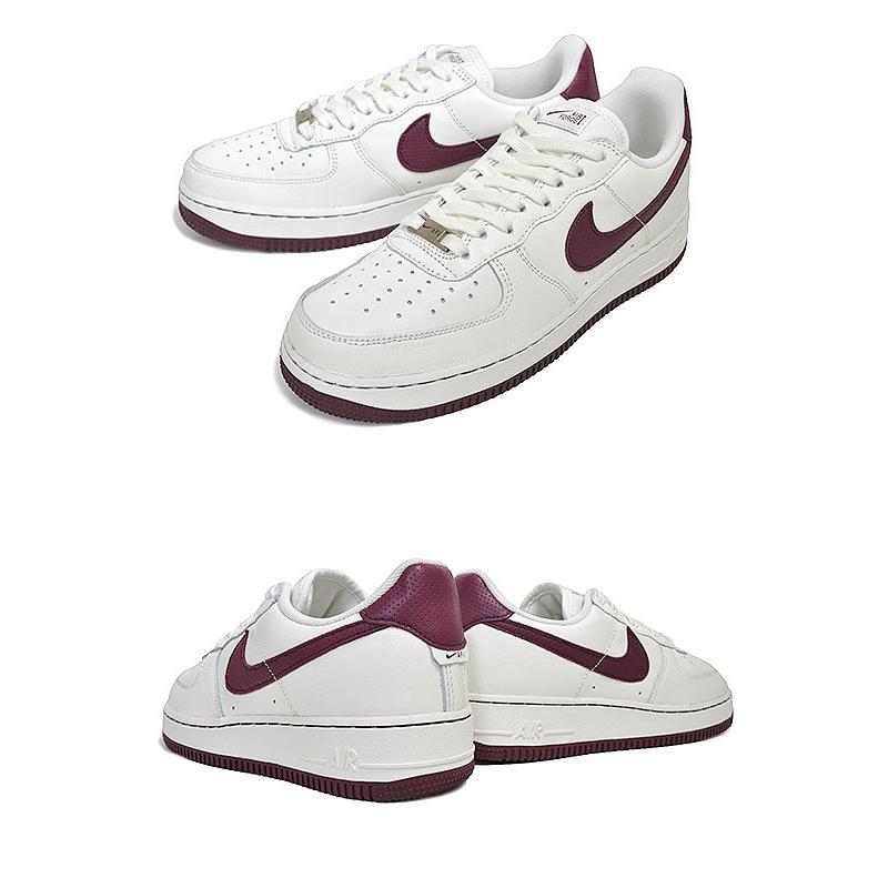 NIKE AIR FORCE 1 CRAFT sail/dark beetroot-sail db4455-100 ナイキ エア フォース 1 07 クラフト スニーカー AF1 セイル バーガンディ｜limited-edition｜03