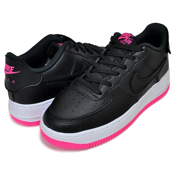 エア フォース 1 NIKE AF1/1(GS) black/blk-hyper pink db4545-005