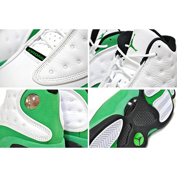 NIKE（ナイキ） NIKE AIR JORDAN 13 RETRO white/lucky green-black