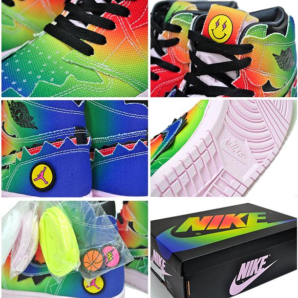 Jordan NIKE AIR JORDAN 1 HIGH OG J BALVIN multi-color/multi-color