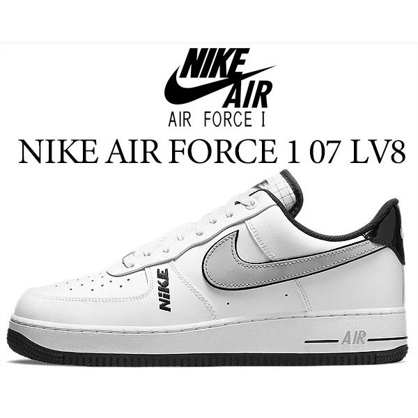 エア フォース 1 NIKE AIR FORCE 07 LV8 white/wht-black-wolf grey