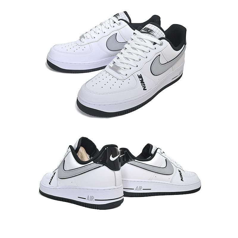 エア フォース 1 NIKE AIR FORCE 07 LV8 white/wht-black-wolf grey 