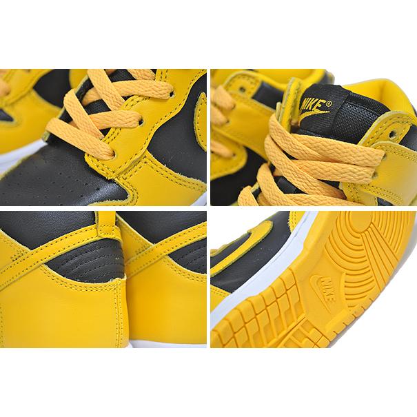 NIKE（ナイキ） NIKE DUNK HIGH SP(PS) IOWA black/varsity maize