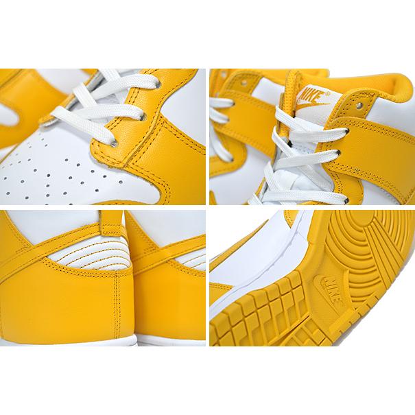 NIKE（ナイキ） NIKE WMNS DUNK HI DARK SULFUR white/dark sulfur-wht