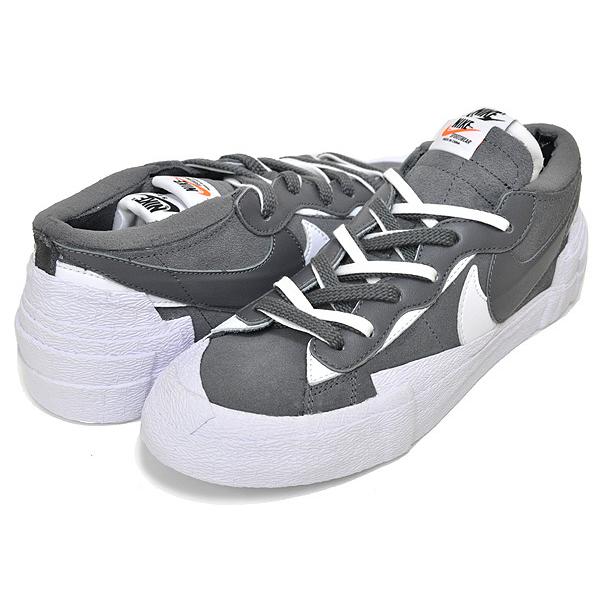 ブレーザー NIKE BLAZER LOW / SACAI iron grey/white-wht ブレーザー NIKE BLAZER LOW / SACAI iron grey/white-wht