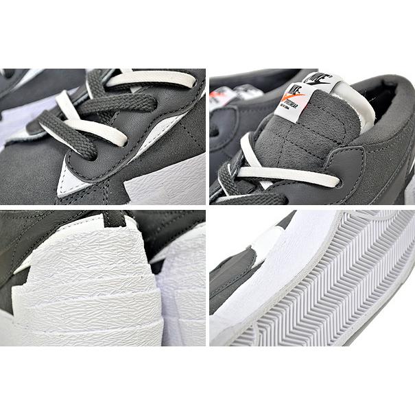 ブレーザー NIKE BLAZER LOW / SACAI iron grey/white-wht ブレーザー NIKE BLAZER LOW / SACAI iron grey/white-wht