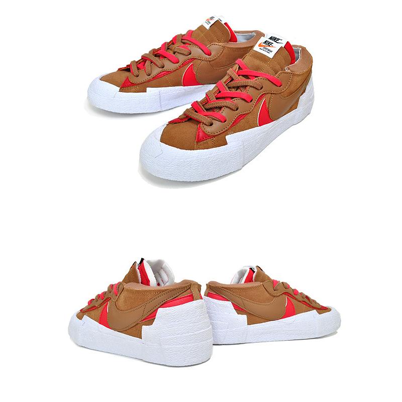 ナイキ スニーカー 新品未使用 定価17050円 赤 ブレイザー サカイ sacai ナイキブレーザー ロー サカイ カウズ コラボ NIKE×SACAI×KAWS|高円寺