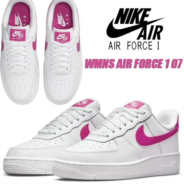 エア フォース 1 NIKE WMNS AIR FORCE 07 white/pink prime-white-wht