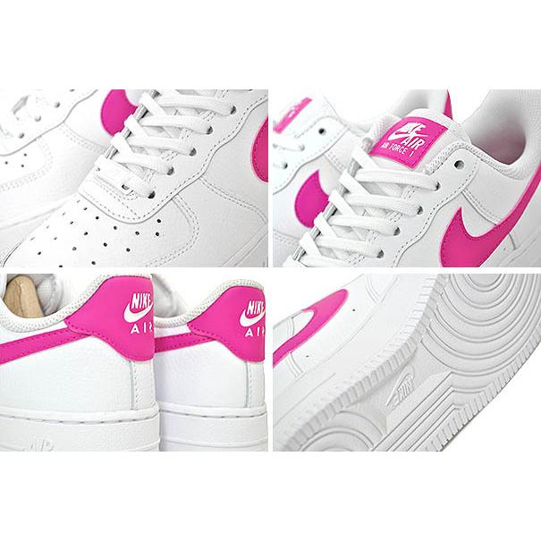 エア フォース 1 NIKE WMNS AIR FORCE 07 white/pink prime-white-wht