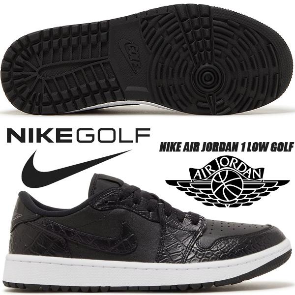 エア ジョーダン 1 NIKE AIR JORDAN LOW GOLF black/blk-iron grey