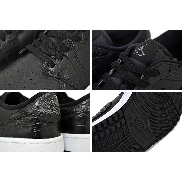 NIKE AIR JORDAN 1 LOW GOLF black/blk-iron grey-white dd9315-003 ナイキ エアジョーダン  1 ロー ゴルフ ブラック クロコ Black Crocodile AJ1 スパイクレス