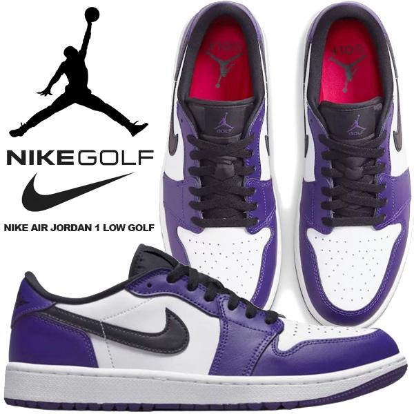 Jordan NIKE AIR JORDAN 1 LOW GOLF white/black-court purple dd9315