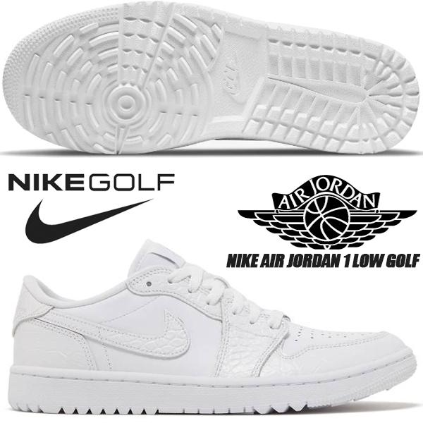 Nike Air Jordan 1 Low ゴルフシューズ ホワイト エア ジョーダン 1 NIKE AIR JORDAN LOW GOLF white/wht-pure platinum