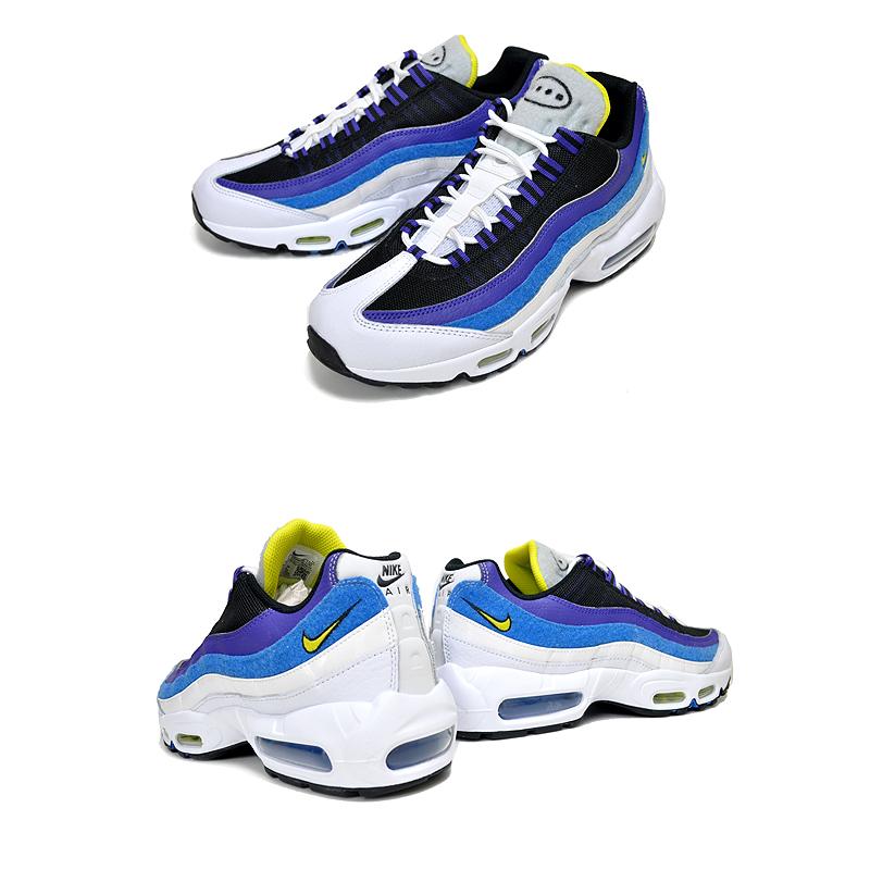 エア マックス 95 NIKE AIR MAX AIRMOJI white/cyber-black-signal