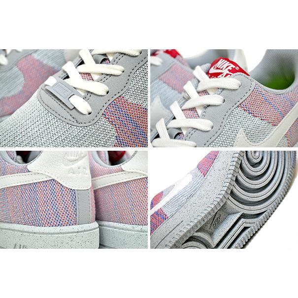 エア フォース 1 NIKE AF1 CRATER FLYKNIT GS wolf grey/white-pure
