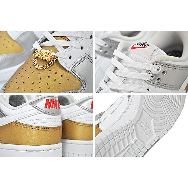 ダンク（NIKE） NIKE WMNS DUNK LOW SE gold/white-silver dh4403-700 