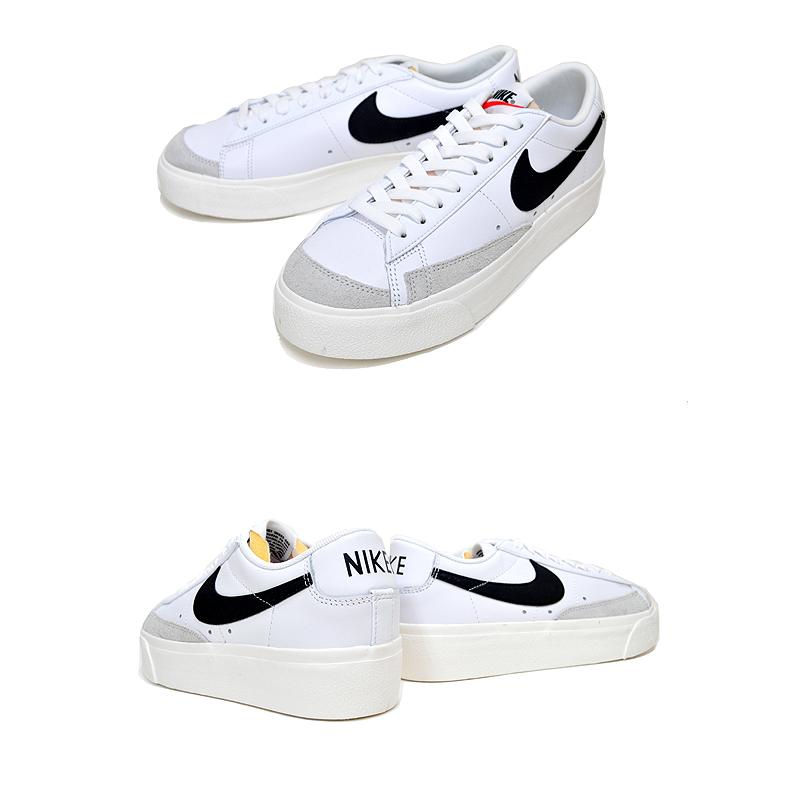 ブレーザー NIKE WMNS BLAZER LOW PLATFORM white/black-sail-team