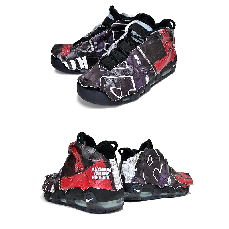 NIKE（ナイキ） NIKE AIR MORE UPTEMPO 96 MAXIMUM VOLUME black/white