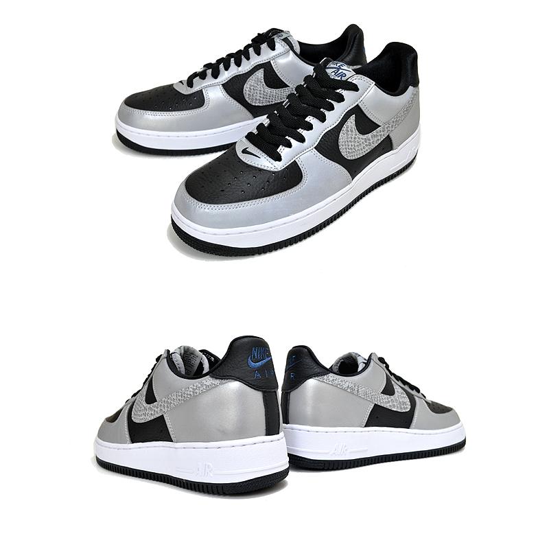NIKE（ナイキ） NIKE AIR FORCE 1 B SILVER SNAKE black/black-silver