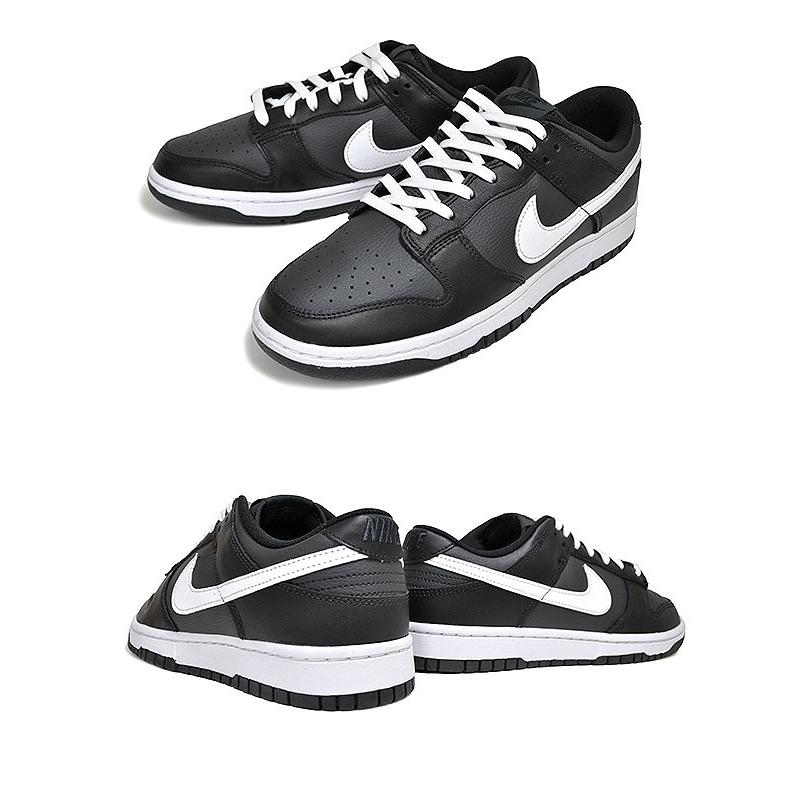 ダンク（NIKE） NIKE DUNK LOW RETRO black/white-off noir BLACK