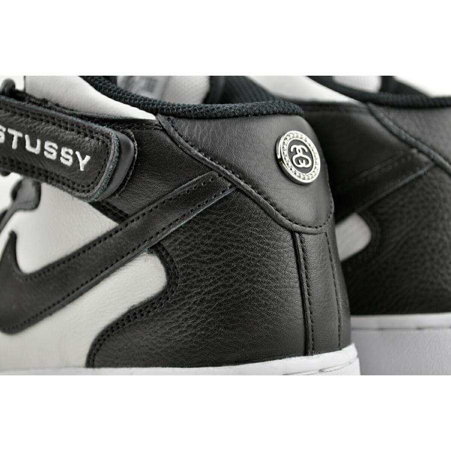 NIKE（ナイキ） NIKE AIR FORCE 1 07 MID SP STUSSY blk/blk-wht