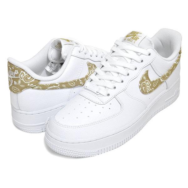エア フォース 1 NIKE WMNS AIR FORCE 07 ESS PAISLEY white/barley