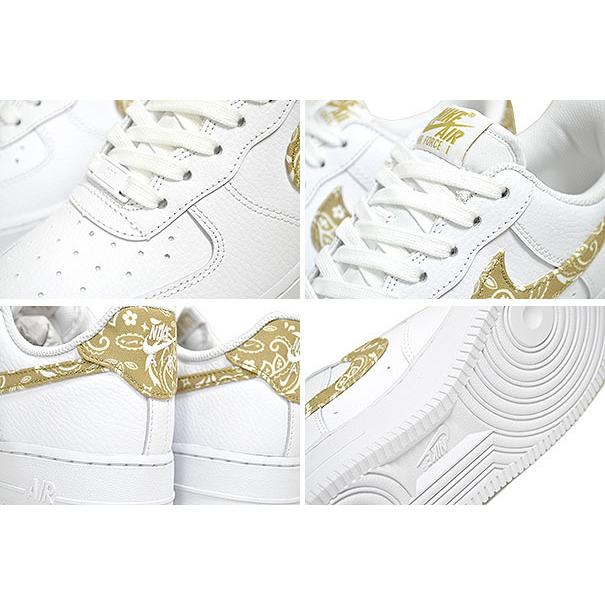 エア フォース 1 NIKE WMNS AIR FORCE 07 ESS PAISLEY white/barley 