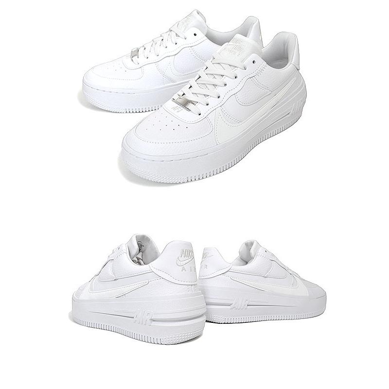 エア フォース 1 NIKE WMNS AF1 PLT.AF.ORM white/summit white-white