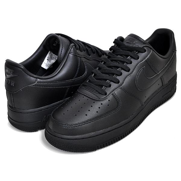 未使用級✨ NIKE ナイキ エアフォース1 '07 フレッシュ 黒 27cm エア フォース 1 NIKE AIR FORCE 07 FRESH black/anthracite-black-blk