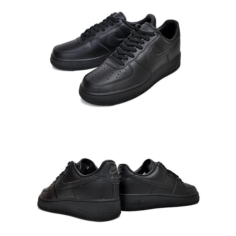 未使用級✨ NIKE ナイキ エアフォース1 '07 フレッシュ 黒 27cm エア フォース 1 NIKE AIR FORCE 07 FRESH black/anthracite-black-blk