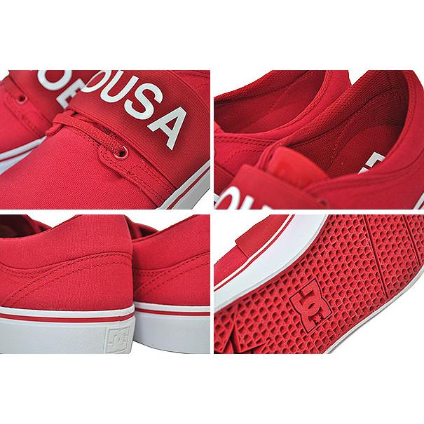 DC SHOES TRASE TX SP RACING RED dm201042 rare ADYS300545 ディーシーシューズ トレース TX SP  レッド スリッポン スニーカー｜limited-edition｜03